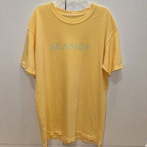 Butter Yellow Shortsleeve Unisex Seaside Tee